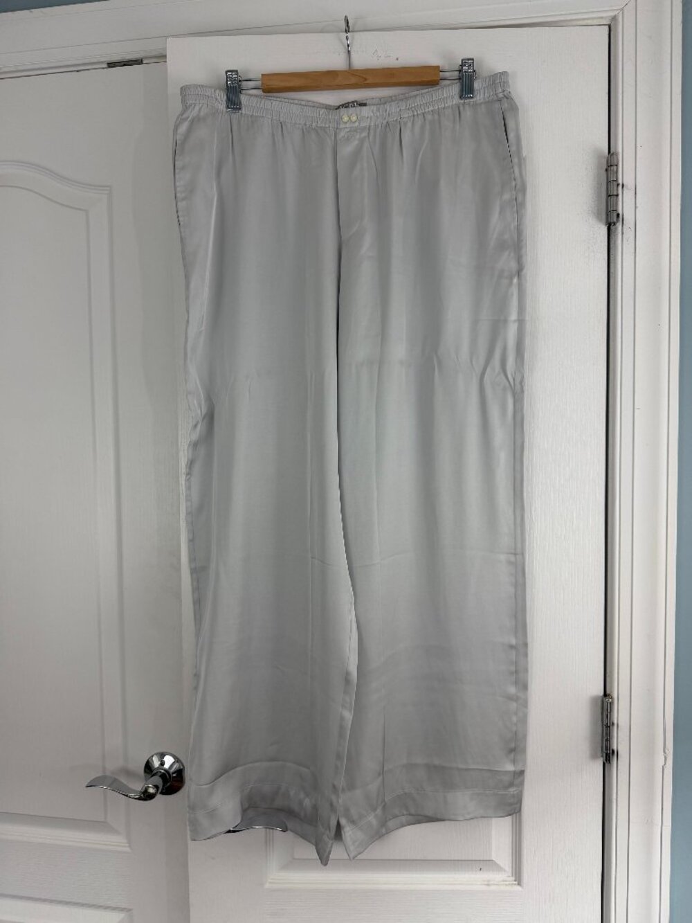 JCrew PJ Pants Size Large light Grey NWOT 3103
